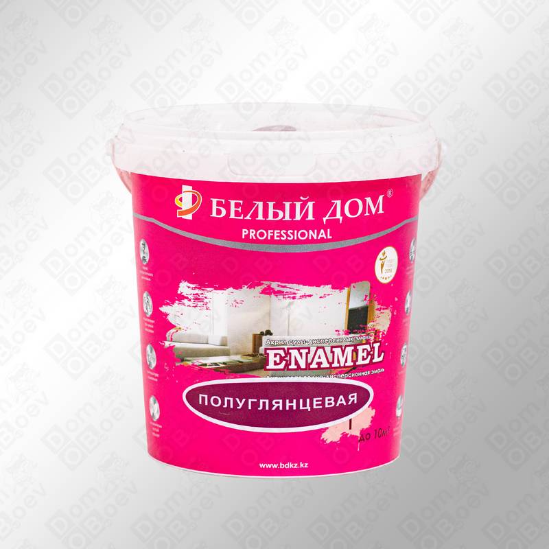 Эмаль д/радиаторов белая Белый дом 1кг