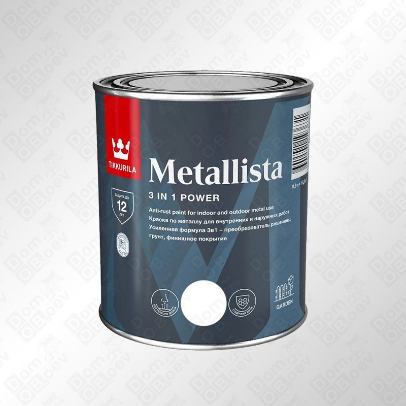 Metallista C 0.8л краска по ржавчине Tikkurila