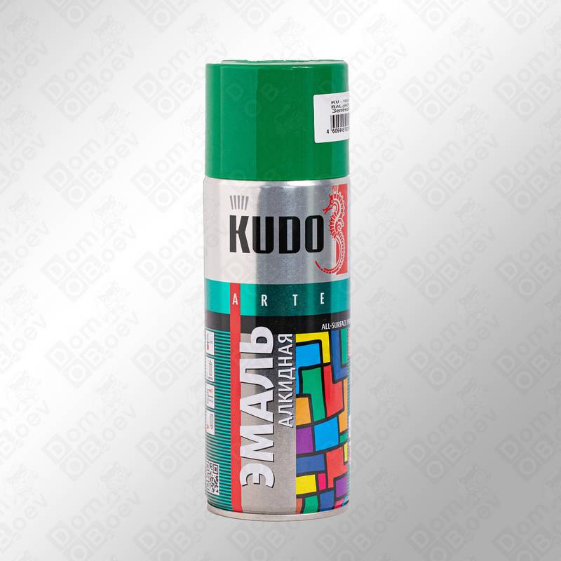 Аэрозоль KUDO зеленая универсальная																														