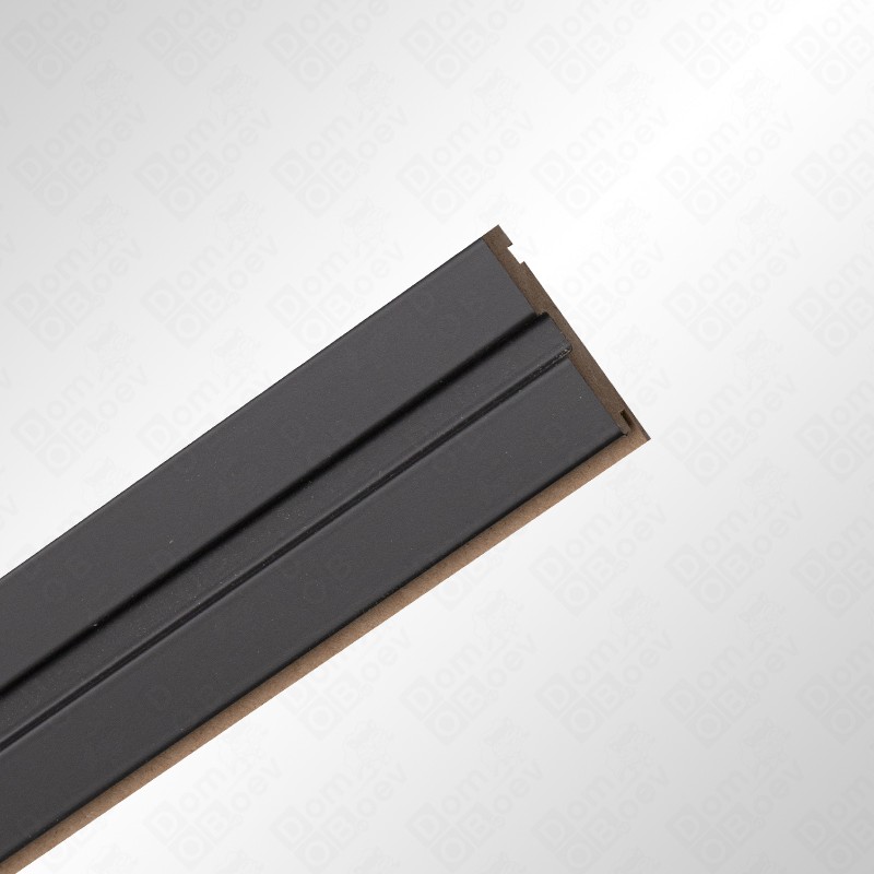 Профиль Финиш МДФ Stella Beats DeLuxe Black Lead 2700*77*16