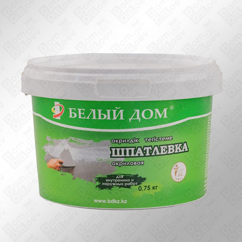 Шпатлевка Акриловая 0.75 кг БЕЛЫЙ ДОМ