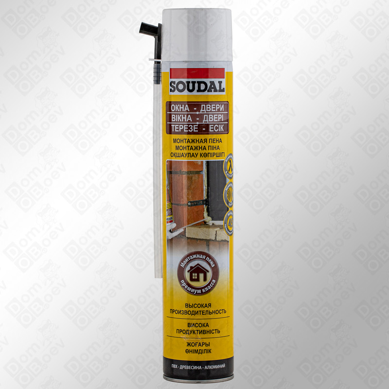 Soudal Пена желтая ручная 750мл PU Foam Yellow EE