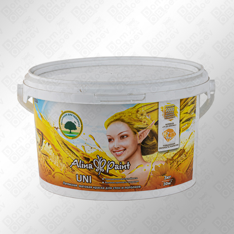 Водоэмульсия Alina Paint Уни, 3кг