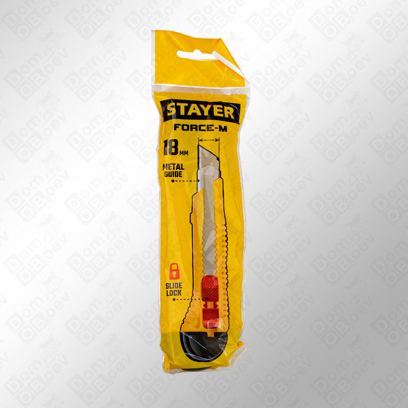 Нож Stayer "Standard", 18мм усиленный