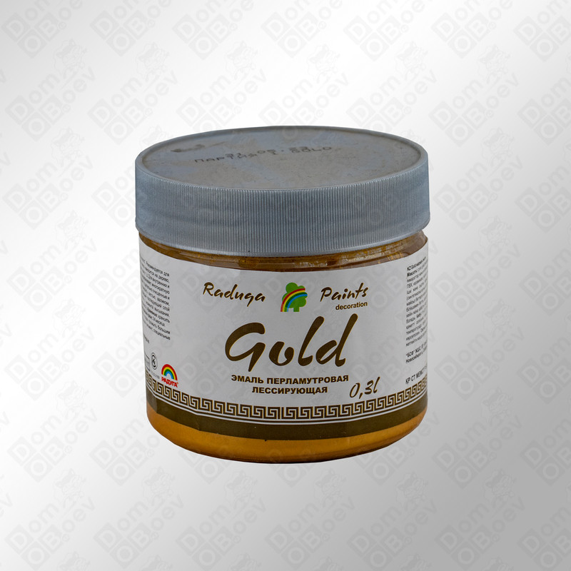 Эмаль радуга GOLD акриловая глянцевая атмосферостойкая 0,3