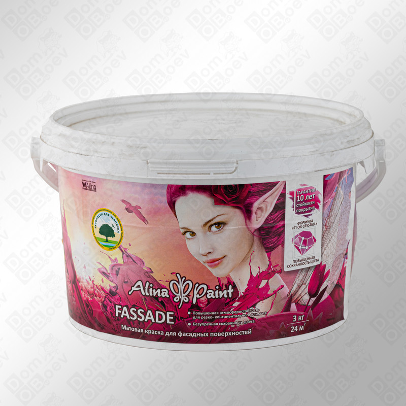 Водоэмульсия Alina Paint Fassade, 3кг