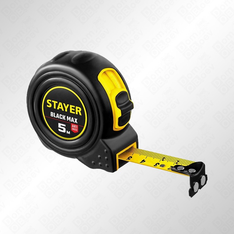 Рулетка 5м*25мм STAYER Blackmax