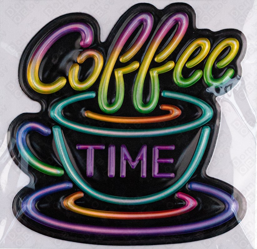 PLA9202 Coffee time. Стикер