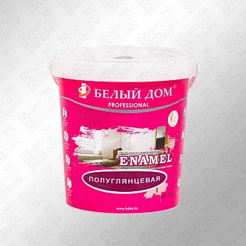 Эмаль д/радиаторов белая Белый дом 1кг
