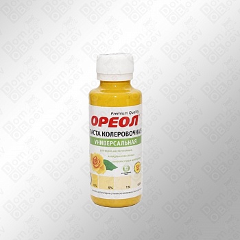 Колер Ореол 02 Желтый, 100 мл.