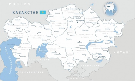 КАРТА КАЗАХСТАНА