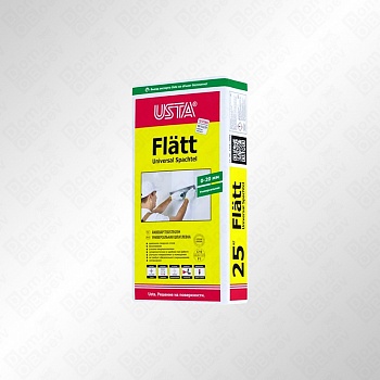 Шпатлевка USTA Flatt гипсовая 25кг (глатт)