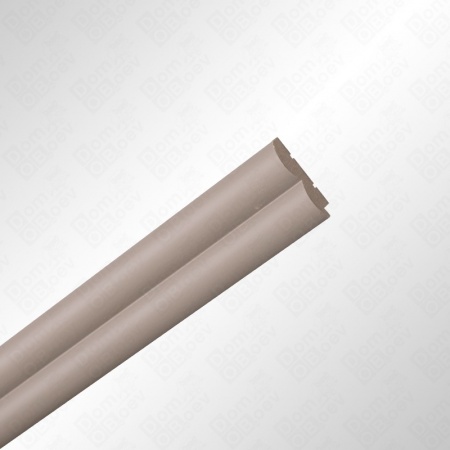 Профиль Старт-Финиш МДФ Stella Wave DeLuxe Sandgrau 2700*55*16