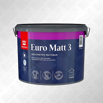 EURO Matt 3 C 9л краска Tikkurila