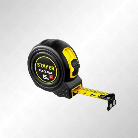 Рулетка 5м*19мм STAYER Blackmax