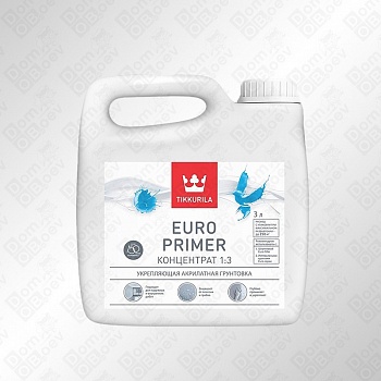 EURO Primer 3л грунтовка Tikkurila