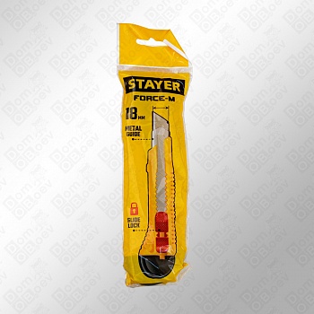 Нож Stayer "Standard", 18мм усиленный