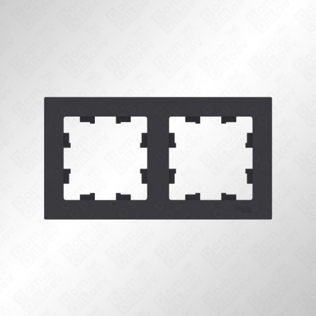 Рамка 2-м AtlasDesign карбон