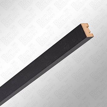 Интерьерная рейка МДФ Милана Black Edition 20*30*2700