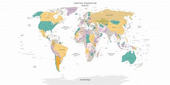ПОДРОБНАЯ ПОЛИТИЧЕСКАЯ КАРТА