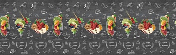 Кухонный фартук АБС Коктейль 3000*600*0,75мм