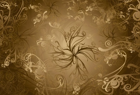 8-703 Фотообои Gold (368*254)