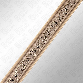 Багет Триумф белобежевый Gold(1230-342) 2,5м