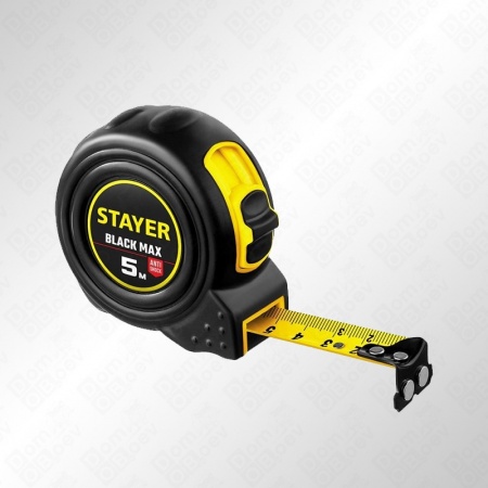 Рулетка 5м*25мм STAYER Blackmax