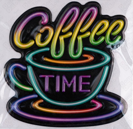 PLA9202 Coffee time. Стикер