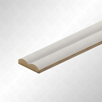 Профиль Старт-Финиш МДФ Stella Wave Standart Белый 2700*55*16