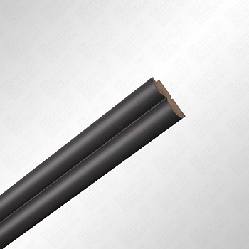 Профиль Старт-Финиш МДФ Stella Wave DeLuxe Black Lead 2700*55*16